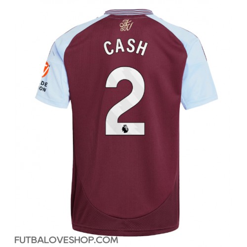 Dres Aston Villa Matty Cash #2 Domáci 2024-25 Krátky Rukáv